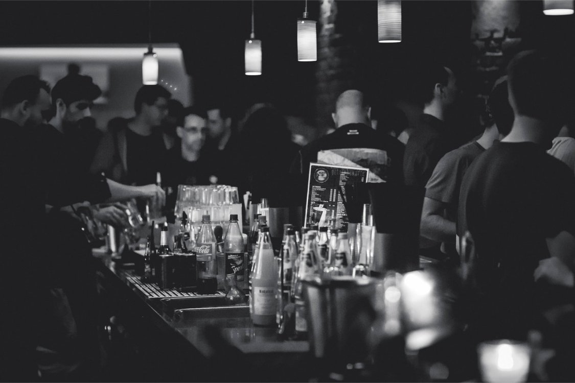 Menu hotel bar